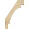 Ekena Millwork 4"W x 24"D x 36"H Merced Rough Sawn Knee Brace, Douglas Fir BRC04X24X36MRC00RDF - alternate 2